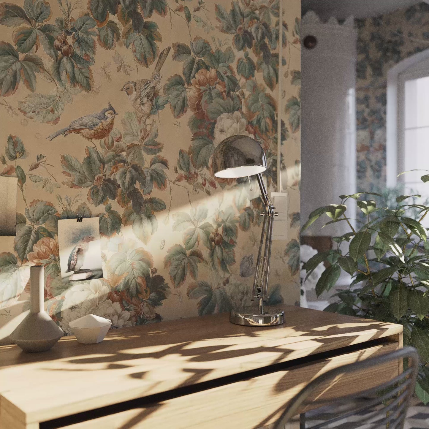 Blommor och små såpbubblor